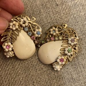 Cool 1930s earring jackets  or make into your own design.